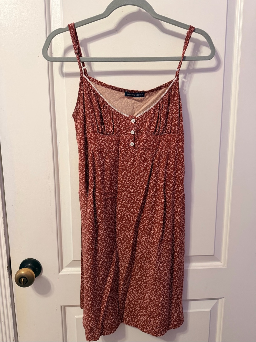 Brandy Floral Spaghetti-Strap dress